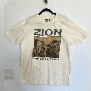 Zion National Park Cream T-Shirt